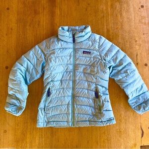 Patagonia Puffer Jacket - Kids M/10 - Light Blue
